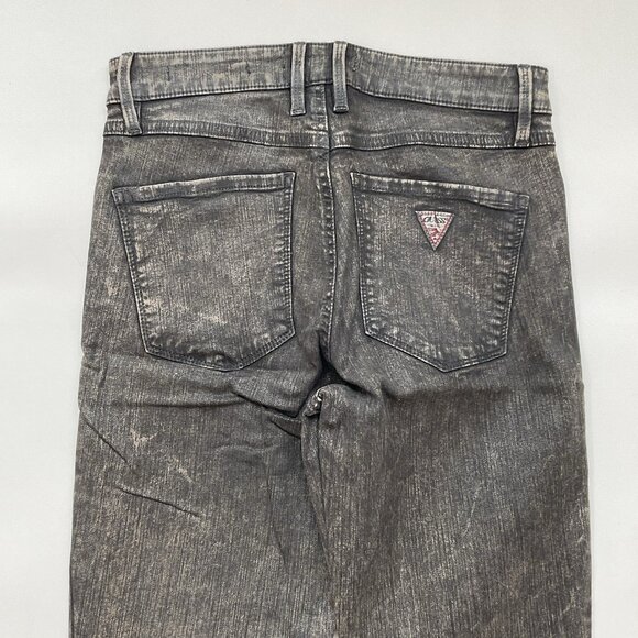 Guess Women’s Originals 1981 Power Skinny High Rise Jeans Coated Finish Size 27 - Picture 11 of 12